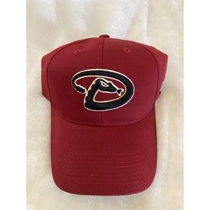 Arizona Diamondbacks Hat Red Strapback Dbacks Cap Team MLB Adult Adjustable